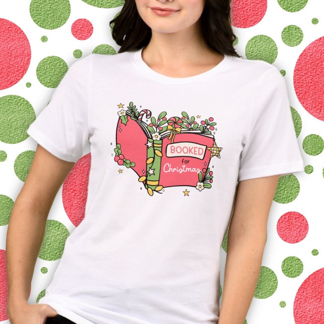 Camiseta Leitura de Livros de Natal (Criador carregado)