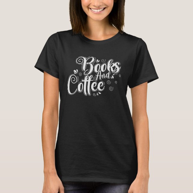 Camiseta Leitura de Livros e Café (Frente)