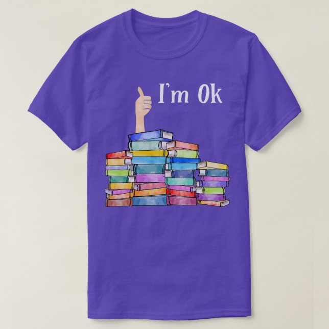 Camiseta Leitura De Livros Im Ok Dia Nacional De Pistas De  (Frente do Design)
