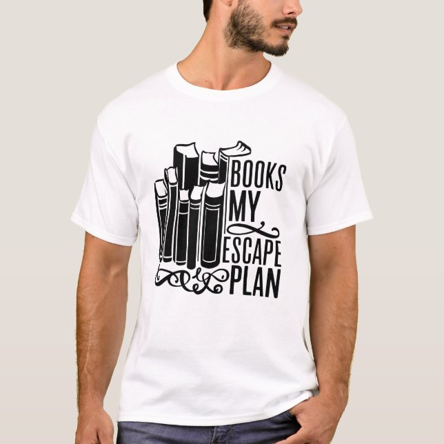 Camiseta Leitura de livros livraria citação do amante do li (Frente)