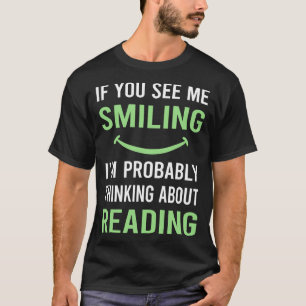 Camiseta Leitura de Livros Sorrindo
