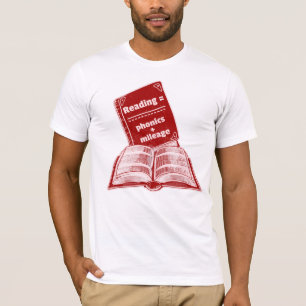 Camiseta Leitura de telefones de milhagem