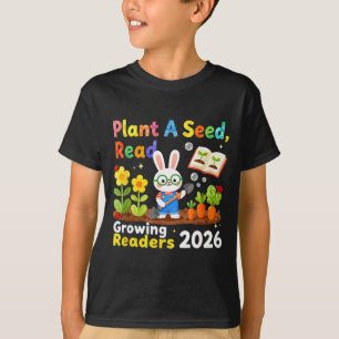 Camiseta Leitura de Verão 2026 Plante Uma Semente Leia Cres