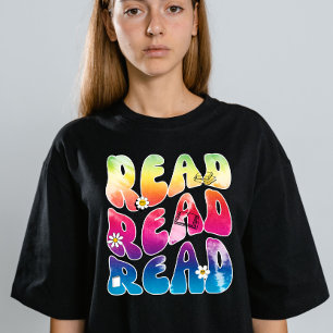 Camiseta Leitura De Verão De Vintagem Retroativa