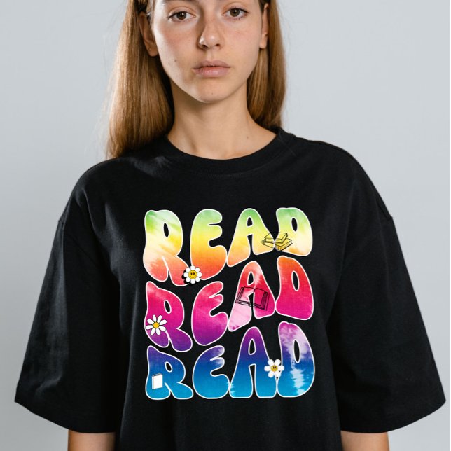 Camiseta Leitura De Verão De Vintagem Retroativa (Criador carregado)