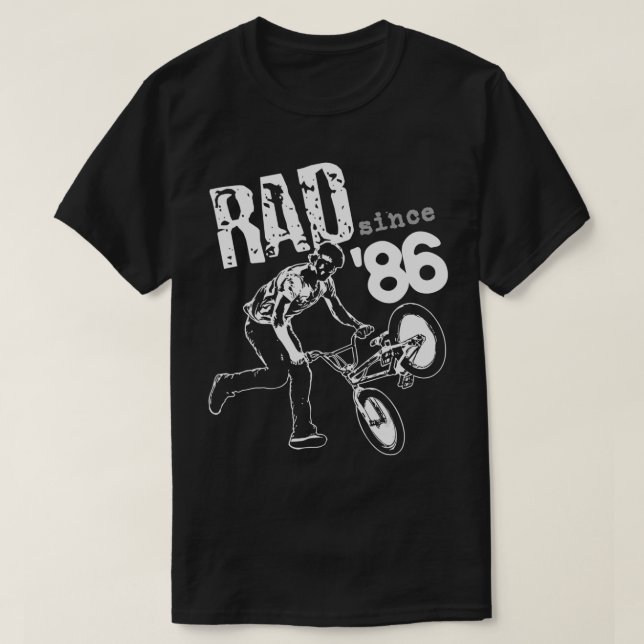 Camiseta Leitura desde 1986 BMX (Frente do Design)