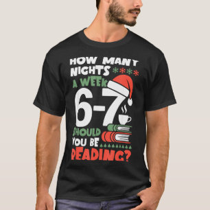 Camiseta Leitura Divertida 67 Meme Livro de Natal Englieach