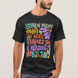 Camiseta Leitura Divertida Seis Sete Livro Meme Amante 67 P