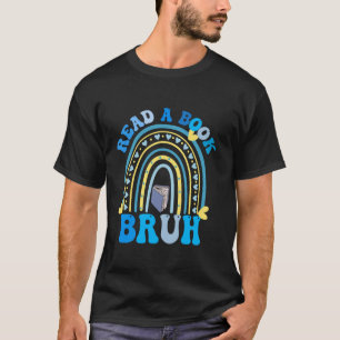 Camiseta Leitura Divertida Um Livro Bruh Irônico Chá Inglês