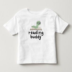 Camiseta Leitura do Bookworm Bonito Amigo com Livro