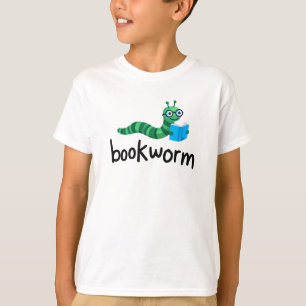 Camiseta Leitura do Bookworm Bonito Amigo com Livro
