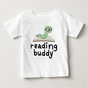 Camiseta Leitura do Bookworm Bonito Amigo com Livro