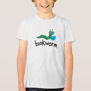 Camiseta Leitura do Bookworm Bonito Amigo com Livro