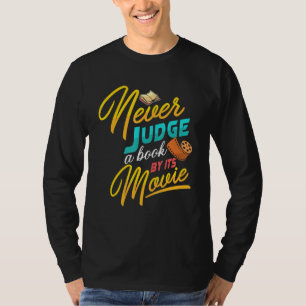 Camiseta Leitura do livro Literatura do worm Bibliotecário 