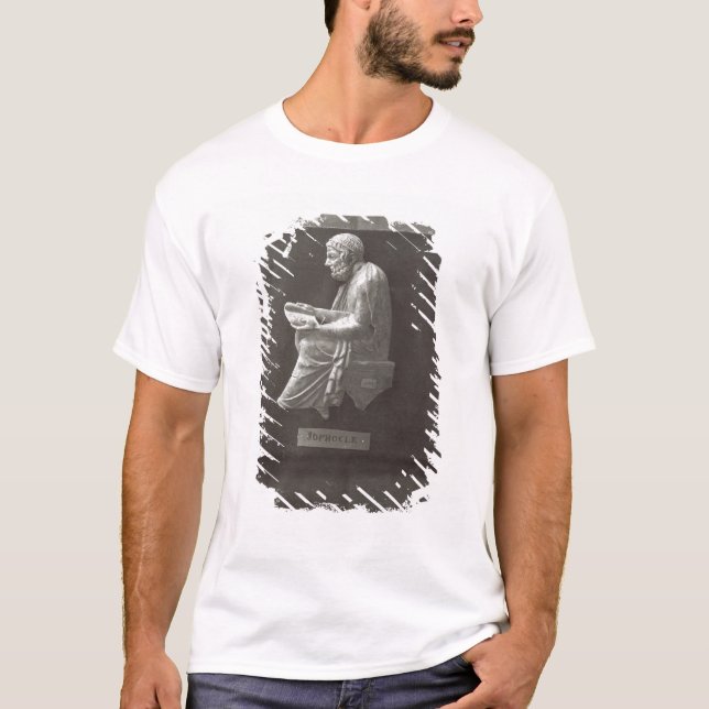Camiseta Leitura do poeta de Sophocles (Frente)
