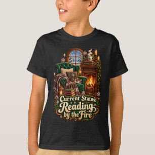 Camiseta Leitura do Status Atual pelo Fogo Inverno