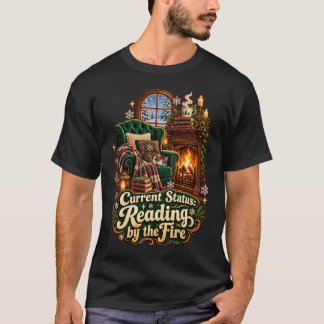 Camiseta Leitura do Status Atual pelo Fogo Inverno