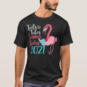 Camiseta Leitura Do Verão De 2021 - Folhas E Tales Flaming