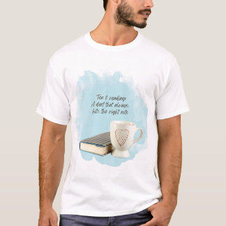 Camiseta Leitura e Chá: Um Dueto