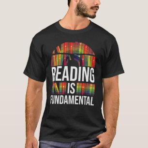 Camiseta Leitura é Escultor de Poesia Fundamental e Livro R