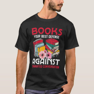 Camiseta Leitura Engraçada Livros de Cotação do Livro Melho