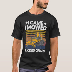 Camiseta Leitura Engraçada Mower Eu Cheguei A Brincar Que E