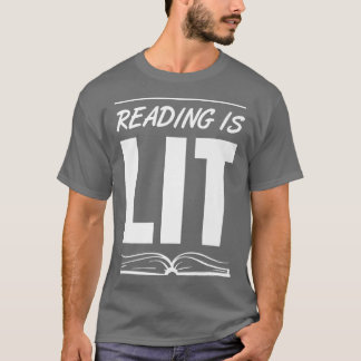 Camiseta Leitura está Lit - Professor de Leitura do Livro