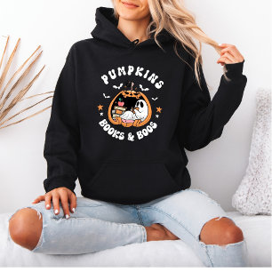 Camiseta Leitura fantasma "Pumpkins Books & Boos"