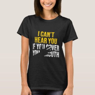 Camiseta Leitura Labial Gestos Mão Asl Surdez Perda Auditiv