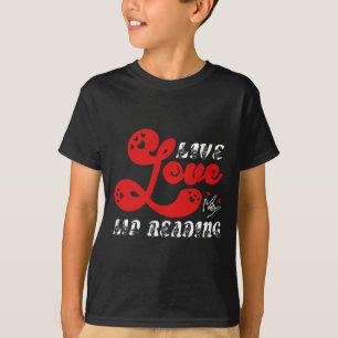 Camiseta Leitura Labial Viva Amor Conscientização da Perda