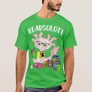 Camiseta Leitura - Li - Leitura De Livros De Peixes Cute Ao