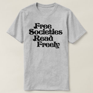 Camiseta Leitura livre das sociedades livres