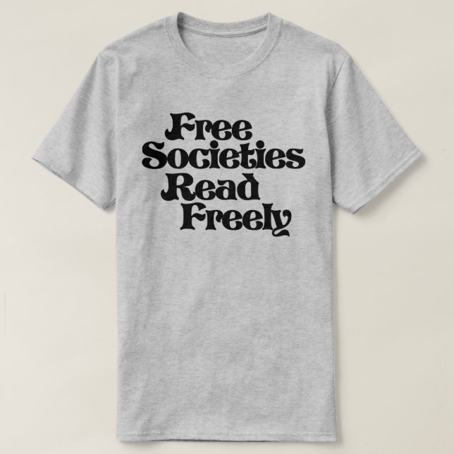 Camiseta Leitura livre das sociedades livres (Frente do Design)