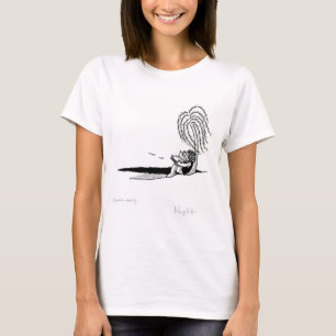 Camiseta Leitura sob o salgueiro weeping