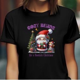 Camiseta Leituras de Natal Bookish, de papais noeis