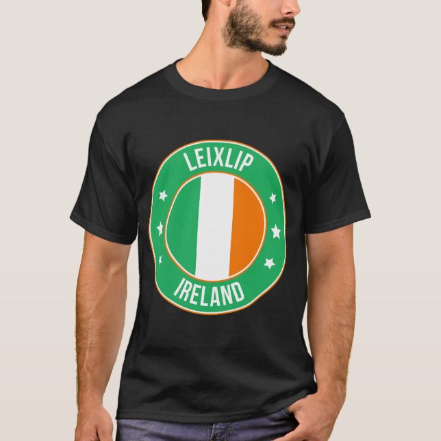 Camiseta Leixlip, Irlanda Cidade (Frente)