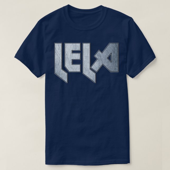 Camiseta Lela de metal pesado (Frente do Design)