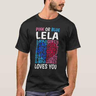 Camiseta Lela Rosa Ou Azul Te Ama Sexo Reveal Baby Sho