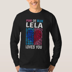 Camiseta Lela Rosa Ou Azul Te Ama Sexo Reveal Baby Sho