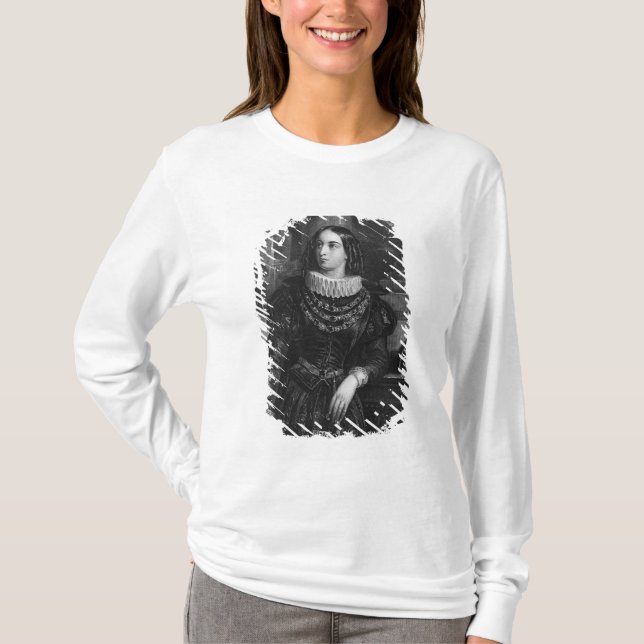 Camiseta Lelia, ilustração de "Lelia" por George Sand (Frente)