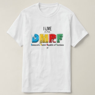 Camiseta lema de confusão mental
