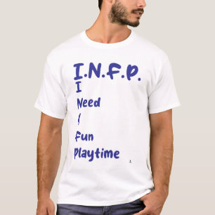 Camiseta Lema de Personalidade Divertida de Brincadeira INF