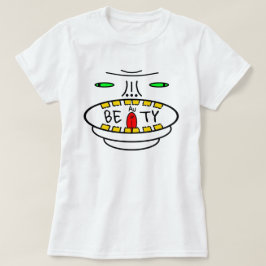Camiseta Lema de positividade: BEAuTY (Dourado para si mesm
