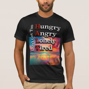 Camiseta Lema de Recuperação HALT Sunrise