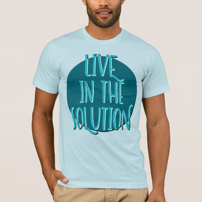 Camiseta Lema de Recuperação Viva na Solução (Frente)
