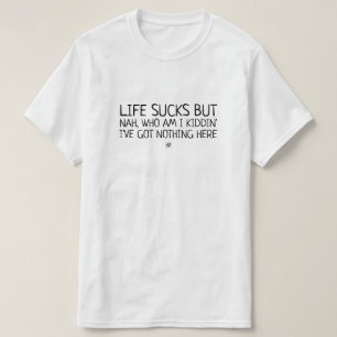 Camiseta lema engraçado desmotivador