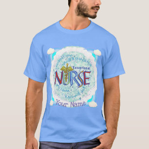Camiseta Lema excepcional para enfermeiras