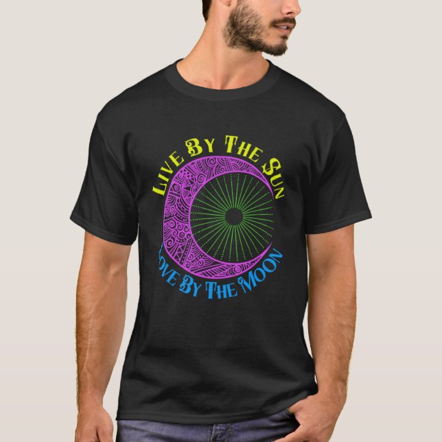 Camiseta Lema Hippie Viva Pelo Sol Ame a Lua Inspiração (Frente)