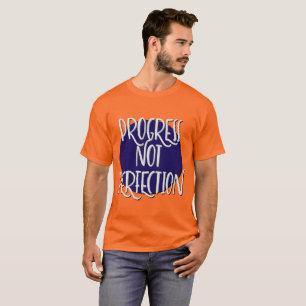 Camiseta Lema Progresso Não Perfeição