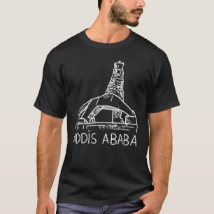 Camiseta Lembrança da cidade de Addis Abeba Etiópia para ho